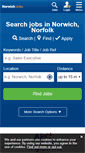Mobile Screenshot of norwichjobs.co.uk